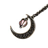 Women Hollow Moon Pumpkin Pendant Love Bird Cage Luminous Bead Chain Necklace Party Fantasy Jewelry Accessory Gift