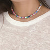 Women Jewelry Colorful Seed beads Necklace Bohemia Style 2021 Popular Style Acrylic Beads Choker Necklace For Party Gift