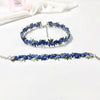 Women Necklace Bracelet Temperament Flower Shape Embroidery Clavicle Chain Temperament Jewelry Daily Accessories