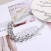 Women's Necklaces Chain Choker Necklaces Punk Gold Silver Color Exaggerated Thick Chain Necklaces Party Jewelry Gift