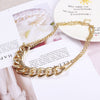 Women's Necklaces Chain Choker Necklaces Punk Gold Silver Color Exaggerated Thick Chain Necklaces Party Jewelry Gift