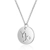 Zodiac Choker Necklace 316L Stainless Steel Women Constellations Silver Color Never Fade Hollow-out 12 Signs Gifts