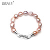 Fashion baroque natural pearl bracelet for women, 925 silver high quality birthd gift