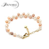 Fashion beautiful natural bracelet pearl female,trendy multilayer double bracelet pearl