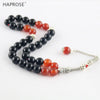 Fashion bracelet red agate bracelet Round Shape Prayer beads Islamic Muslim Tasbih Allah Rosary Natural agate