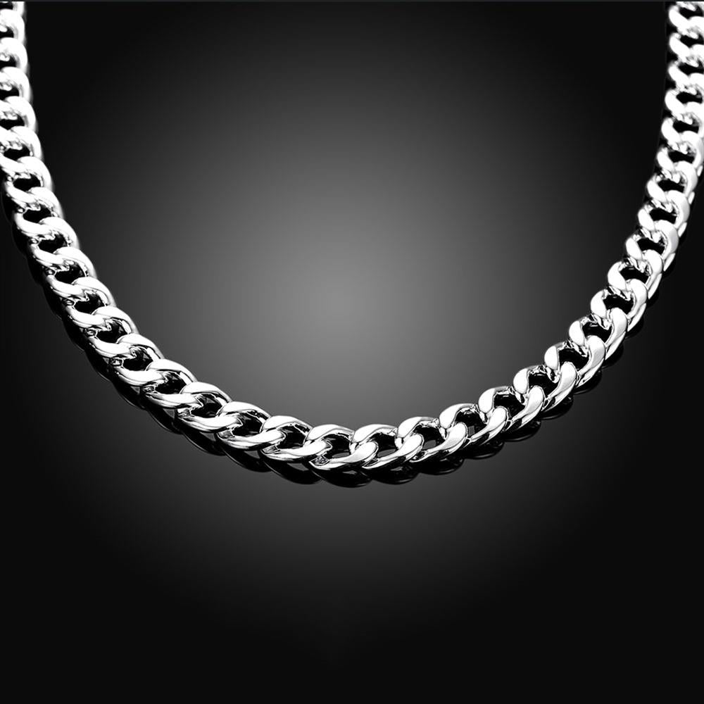 brand 925 Sterling Silver Necklace for men's classic personality 10MM chain 24 inches Christmas gifts party fine Jewelry