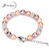 Fashion charm natural pearl bracelets women,real pearl bracelet 925 sterling silver jewelry daughter birthd gift