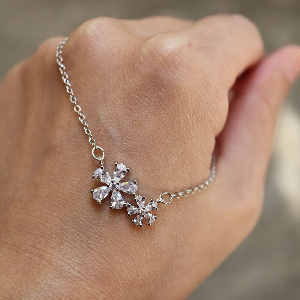 cute silver plated choker for women Simple short chain necklace jewellery for female Choker Clavicle Chain for girls