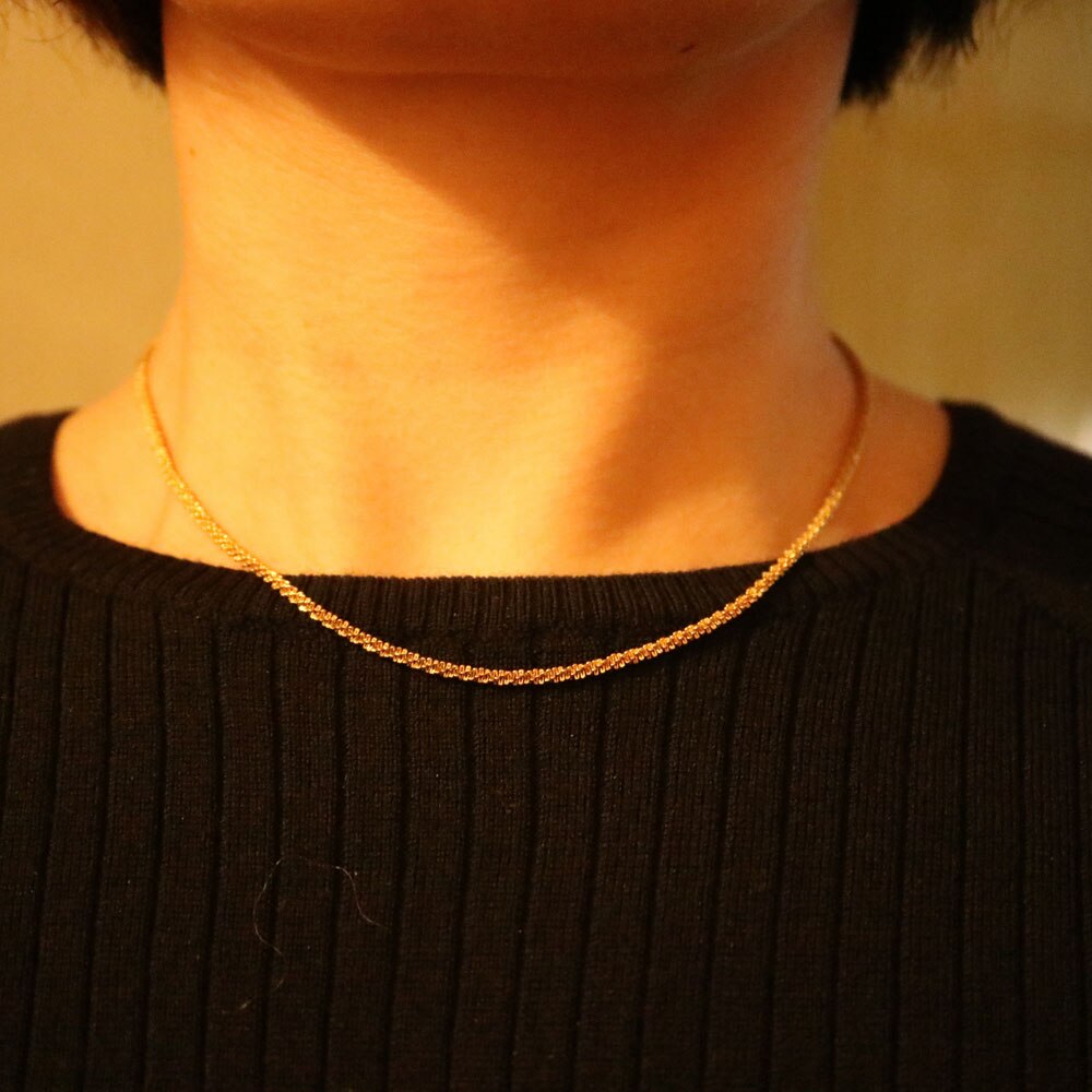 cute silver plated choker for women Simple short chain necklace jewellery for female Choker Clavicle Chain for girls