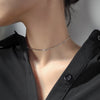 cute silver plated choker for women Simple short chain necklace jewellery for female Choker Clavicle Chain for girls