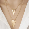 double geometry metal choker necklace exaggerated Clavicle necklace women men necklaces & pendants collares