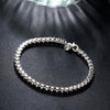 fine 4MM box chain 925 sterling silver Bracelet for man woman Popular brands noble jewelry designer jewelry party gifts