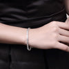 fine 4MM box chain 925 sterling silver Bracelet for man woman Popular brands noble jewelry designer jewelry party gifts