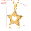 hip-hop trend English letters romantic love heart-shaped oil drop necklace inlaid zirconium personality clavicle chain
