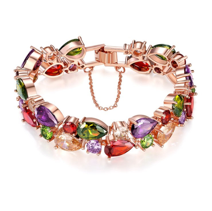 Fashion jewelry 925 silver New Fashion Crystal from Austrian Bracelet Flashing little Bangles Women Romantic Christmas gift