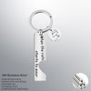 keychain Engraving Personalized Simple Hollow Heart-Shaped  Stainless Steel Accessories Creative Gift