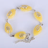 Fashion ladies jewelry jewelry accessories, natural wax wax bracelet, 925 silver inlaid wax factory direct package mail