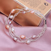 Fashion natural pearl bracelet for ladies pearl Bracelet jewelry rice-shaped Multi-layer pearls brcelets