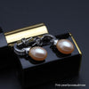 Fashion natural white pink purple gr black Pearls earring bridal 925 sterling silver pearl earring women party gift