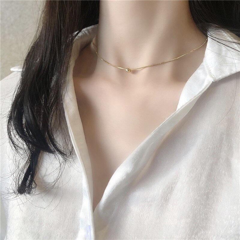 necklace French fortunella venosa nib contracted temperament of clavicle chain niche brief paragraph pendant necklace
