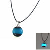 necklace, need to absorb light, glow in the dark pendant, give women, men jewelry, children and adults adaptation gifts