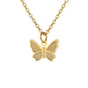 butterfly pendant necklace hip hop wild retro simple alloy clavicle chain sale