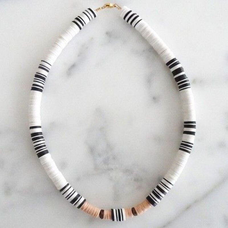 color silicone necklace women ethnic style neck jewelry handmade 10mm thick silicone choker adjustable 2022 wholesal