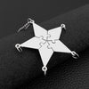 friendship necklace pendant student six-person star puzzle pendant jewelry sale