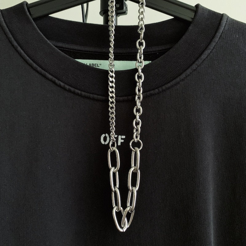 personality sweater chain men and women hanging ornaments hip hop iron chain sale