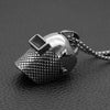 punk style mask men's pendant titanium steel hanging neck jewelry student hipster sale