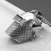 punk style mask men's pendant titanium steel hanging neck jewelry student hipster sale