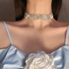 sexy Rhinestone women's necklace slave collar party women's Necklace Jewelry
