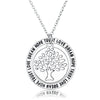 Fashion silver Tree Of Life Pendant Necklace silver totem religion 18inch collares populares 925 wedding Valentines Day jewelry