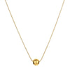 simple small golden ball clavicle chain romantic temperament women's stainless steel snake bone chain