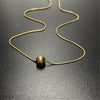simple small golden ball clavicle chain romantic temperament women's stainless steel snake bone chain