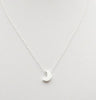 Fashion simple thick moon pendant necklace  4ND114