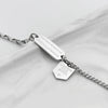 stainless steel wild necklace female hip hop simple short clavicle chain