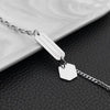 stainless steel wild necklace female hip hop simple short clavicle chain