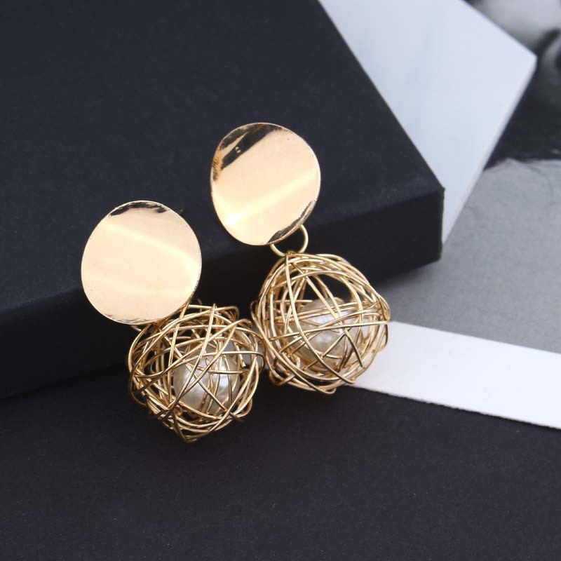 Fashion statement earrings 2020 ball Geometric earrings For Women Hanging Dangle Earrings Drop Earing modern Jewelry