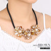 Fashion stone Necklace Crystal simulation Necklace for Women Fashion Chains crystal Popular Jewelry For Necklace