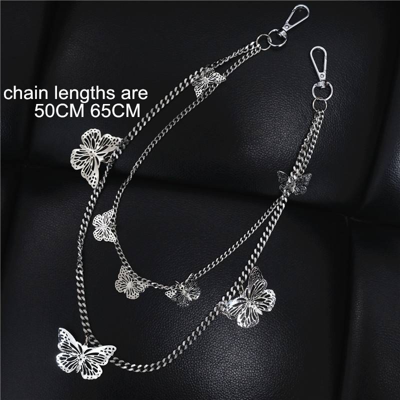 versatile Metal chain punk bag chain Decoration single shoulder slant across bag Pendant DIY Accessories