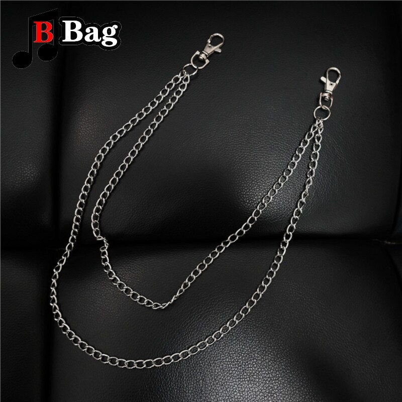 versatile Metal chain punk bag chain Decoration single shoulder slant across bag Pendant DIY Accessories