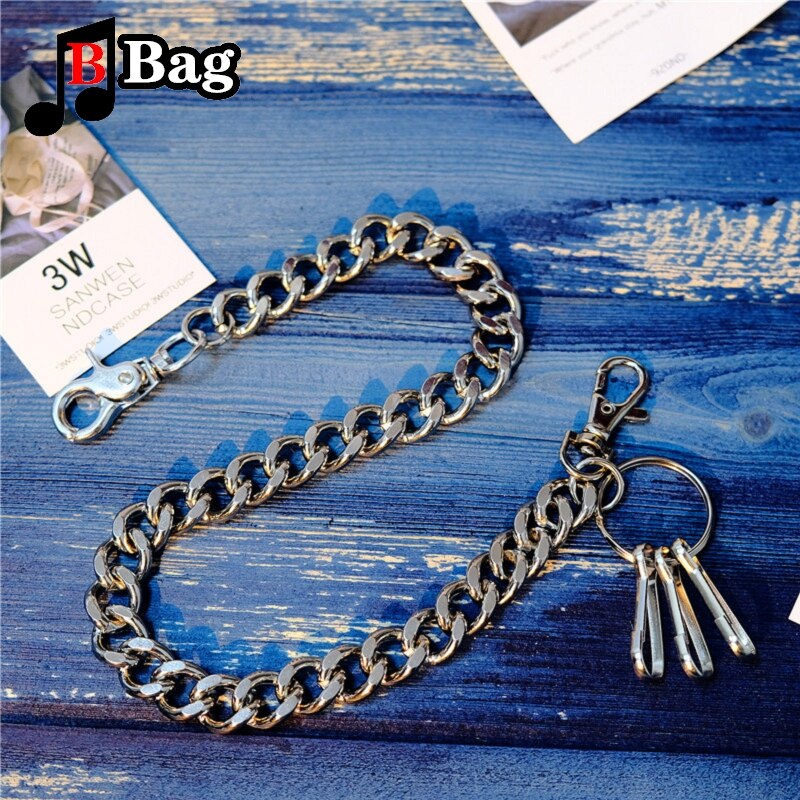 versatile Metal chain punk bag chain Decoration single shoulder slant across bag Pendant DIY Accessories