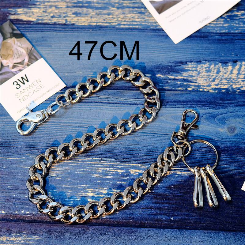 versatile Metal chain punk bag chain Decoration single shoulder slant across bag Pendant DIY Accessories
