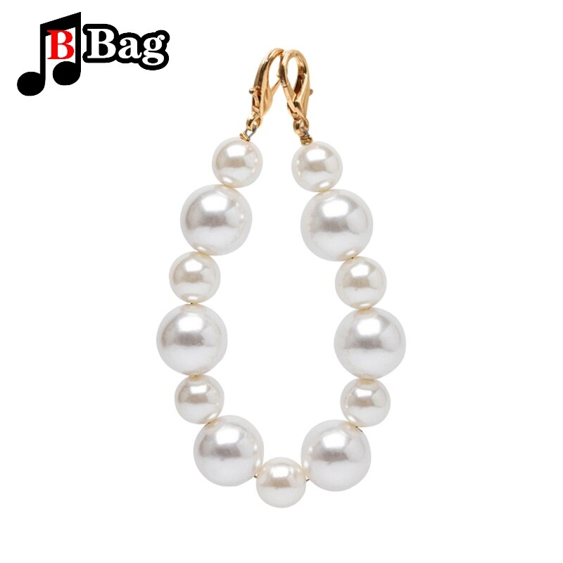 versatile Pearl chain Decoration single shoulder slant across bag Pendant DIY Underarm bag accessories handbag chain