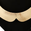 women wide choker necklace metal gold ladies statement necklaces trendy jewelry collier femme YW274