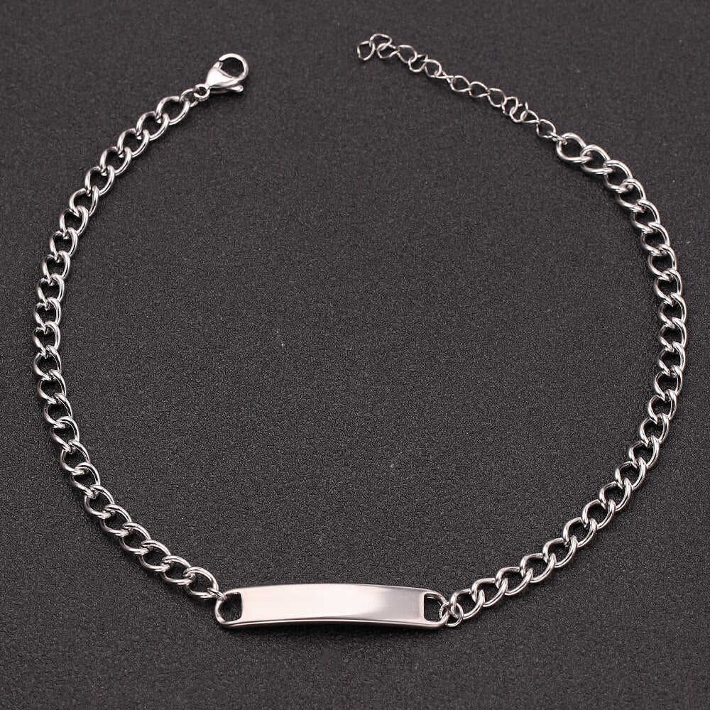 Fashionable Choker necklace Hip Hop Rectangular Piece Choker necklace Man Women Banquet Wine Party Jewelry Accessories Gift