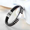 Fashionable Men's Sports Metal Silicone Bracelet Basketball Running Wrist Band Jewelry Accessories