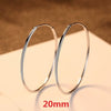 Fashionable and simple Popular Huggie Hoop Earrings for Women Sterling Silver Classic Minimalistic Circle Earring Fine Jewelry