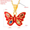 Fashionable and simple hot-selling butterfly pendant gift for girlfriends couples